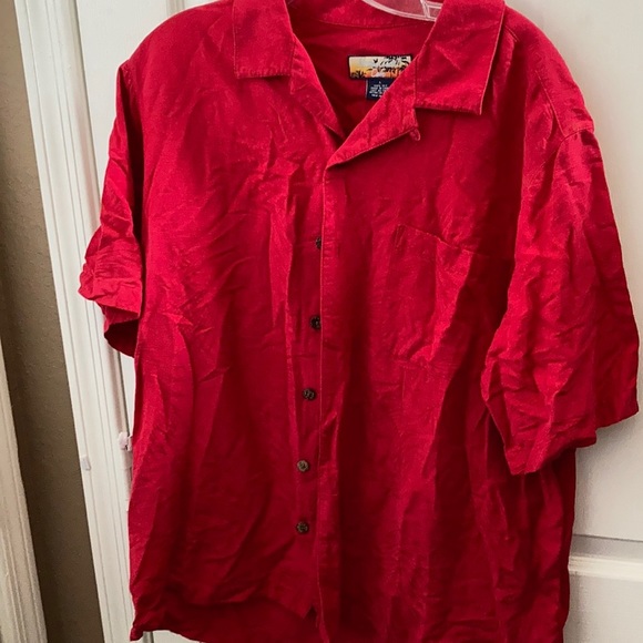 FINAL MARKDOWN Havana jacks men’s silk shirt large - Picture 1 of 3